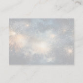 独自の青黄色の花火を作成する アドバイスカード (裏面)