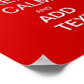 独自の静保かなアクセサリーを作成、文字を追加カスタマイズ ポスター (角)