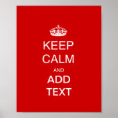 独自の静保かなアクセサリーを作成、文字を追加カスタマイズ ポスター (正面)