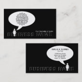 独自の音声バブルを作成する 名刺 (正面/裏面)