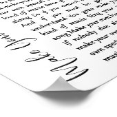 独自の音楽を作るホワイトスクリプトソング ポスター (角)