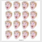 独自の顔シールの作成 シール (シート)