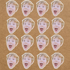 独自の顔シールの作成 シール
