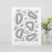 独自の顕微鏡編み物のカラーリングページに色を付ける (スタンド正面)