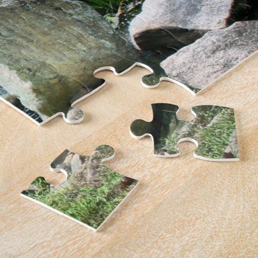 独自の風景の作成写真テンプレート ジグソーパズル (側面)