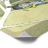 独自の飛行機風刺画を作成する ポスター (角)