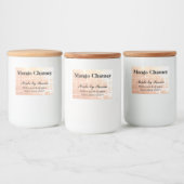 独自の食品容器カスタムラベルを作成する フードラベル (ボトル)