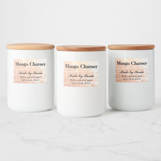 独自の食品容器カスタムラベルを作成する フードラベル (ボトル)