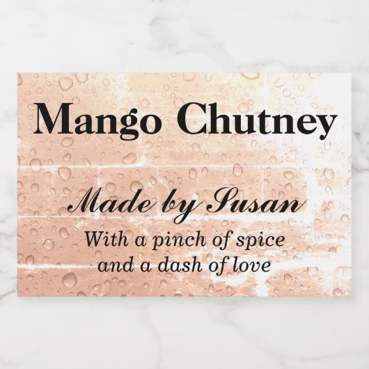 独自の食品容器カスタムラベルを作成する フードラベル (シングルラベル)