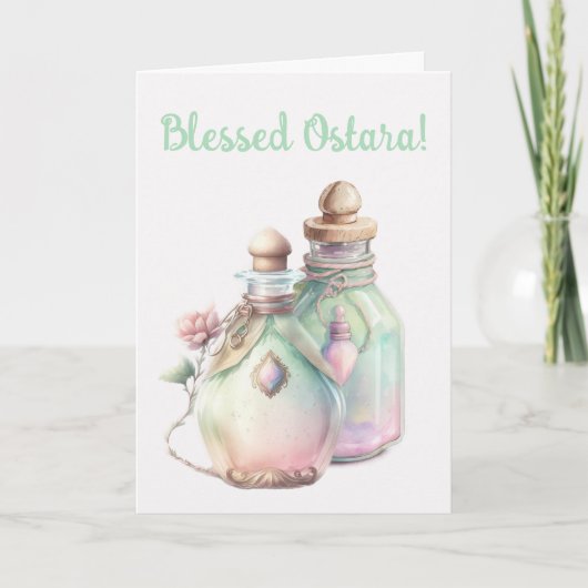 独自の香水ボトル シーズンカード (正面)