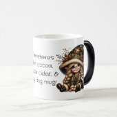 独自の魔法のクリスマス格言の作成 モーフィングマグカップ (正面右)