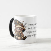 独自の魔法のクリスマス格言の作成 モーフィングマグカップ (正面左)