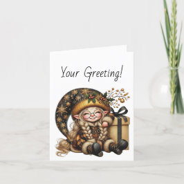 独自の魔法のクリスマス格言ギフトの作成 シーズンカード