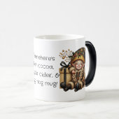 独自の魔法のクリスマス格言ギフトの作成 モーフィングマグカップ (正面右)