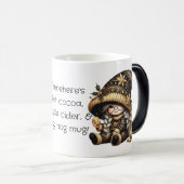 独自の魔法のクリスマス格言クッキージャーの作成 モーフィングマグカップ (正面右)