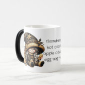 独自の魔法のクリスマス格言クッキージャーの作成 モーフィングマグカップ (正面左)