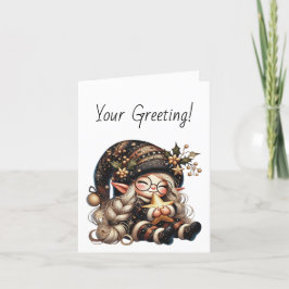 独自の魔法のクリスマス格言スターを作成 シーズンカード