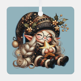 独自の魔法のクリスマス格言スターを作成 メタルオーナメント