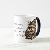 独自の魔法のクリスマス格言ツリーの作成 モーフィングマグカップ (正面右)