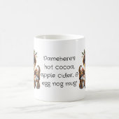 独自の魔法のクリスマス格言雪だるまの作成 モーフィングマグカップ (中央)