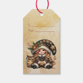 独自の魔法のクリスマス格言Cookieの作成 ギフトタグ