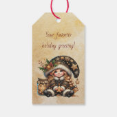 独自の魔法のクリスマス格言Cookieの作成 ギフトタグ (裏面)