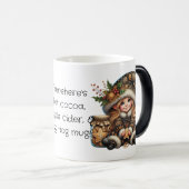 独自の魔法のクリスマス格言Cookieの作成 モーフィングマグカップ (正面右)