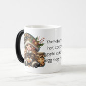 独自の魔法のクリスマス格言Cookieの作成 モーフィングマグカップ (正面左)