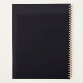 独自の魔法のシルバーとブルームーンを作成 プランナー手帳 (裏面)