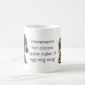 独自の魔法のメリークリスマス格言の作成 モーフィングマグカップ (中央)