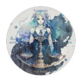 独自の魔法の天秤座ガラスの祭壇ボードを作成 カッティングボード (正面)