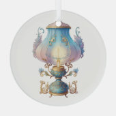 独自の魔法の妖精ランプを作成する ガラスオーナメント (裏面)