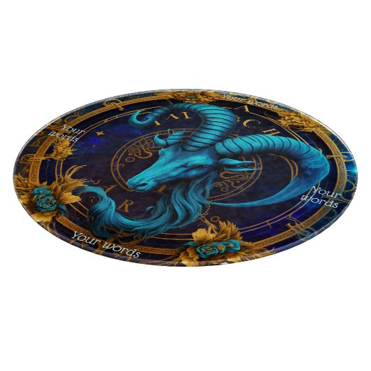 独自の魔法の山羊座祭壇ボードを作成 カッティングボード (角)