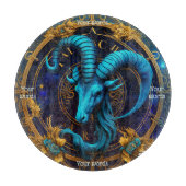 独自の魔法の山羊座祭壇ボードを作成 カッティングボード (正面)