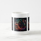 独自の魔法の惑星パラダイスを作成 モーフィングマグカップ (中央)