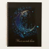 独自の魔法の月を作成 プランナー手帳 (正面)