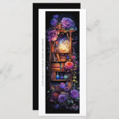 独自の魔法の本とバラブックマークの作成 (正面/裏面)