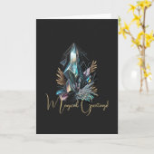 独自の魔法の結晶を作成 カード (黄色い花)