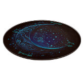 独自の魔法の薄い青い月壇を作成 カッティングボード (角)