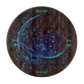 独自の魔法の薄い青い月壇を作成 カッティングボード (正面)