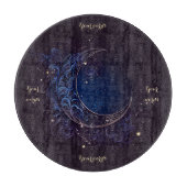 独自の魔法の青い月の祭壇ボードを作成 カッティングボード (正面)