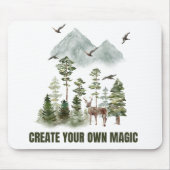 独自の魔法インスパイマウスパッドの作成 マウスパッド (正面)