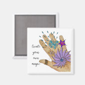 独自の魔法タイルの作成 マグネット (正面/裏面)