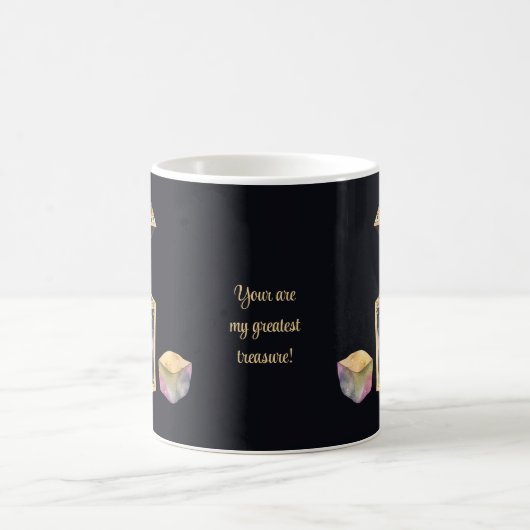 独自の魔法ボックスと宝石の作成 モーフィングマグカップ (中央)