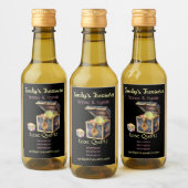 独自の魔法ボックスと宝石の作成 ワインラベル (ボトル)