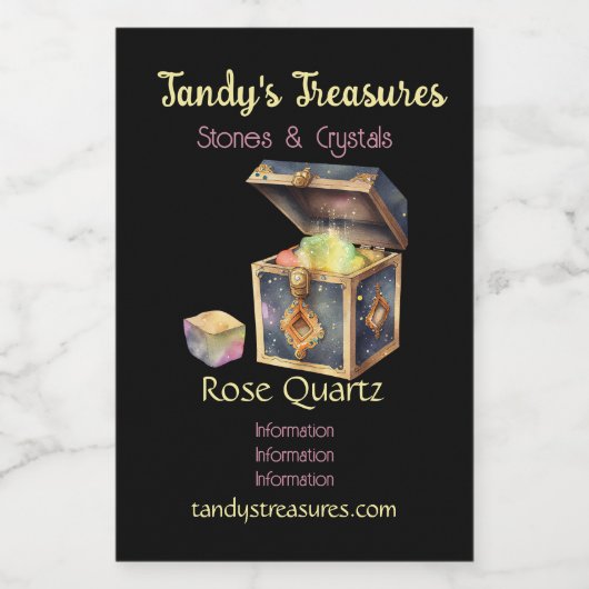 独自の魔法ボックスと宝石の作成 ワインラベル (シングルラベル)