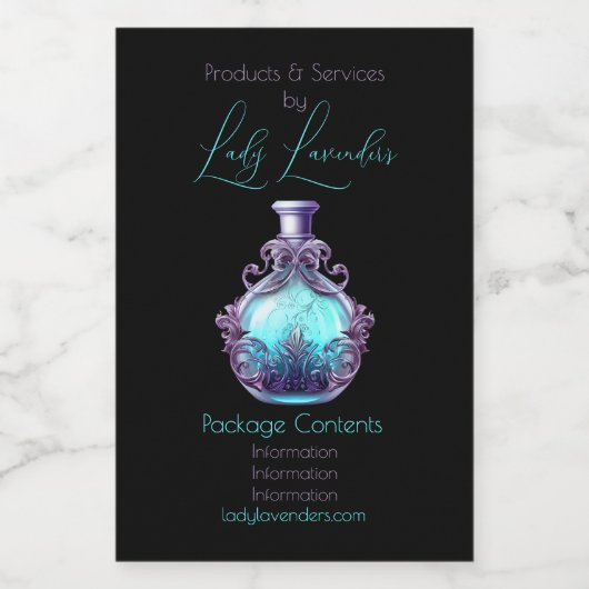 独自の魔法ポーションApothearyラベルの作成 フードラベル (シングルラベル)