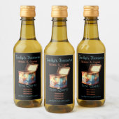 独自の魔法メモリの作成Tinボックス ワインラベル (ボトル)