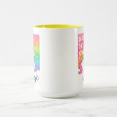 独自の魔法 |かわいいユニコーン マグカップ (中央)