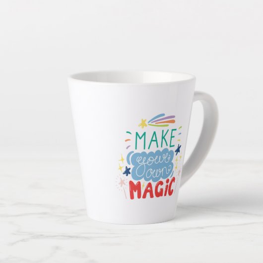 独自の魔法 カフェラテマグ (右アングル)